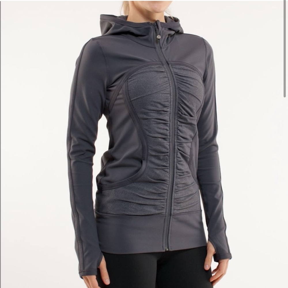 Lululemon Pure Balance Jacket in Coal Gray